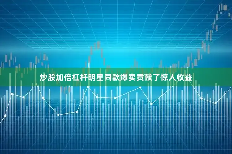 炒股加倍杠杆明星同款爆卖贡献了惊人收益