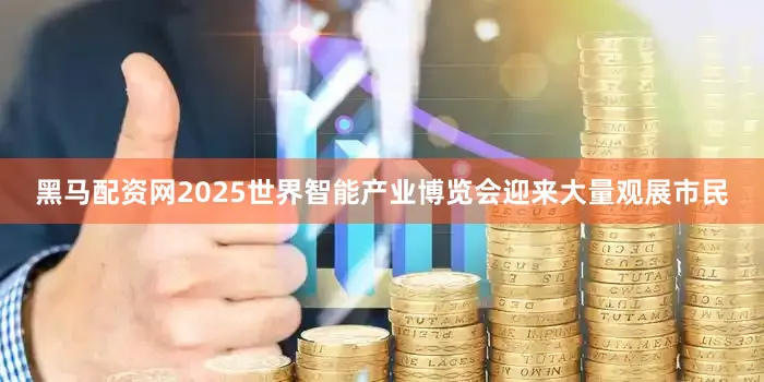 黑马配资网2025世界智能产业博览会迎来大量观展市民